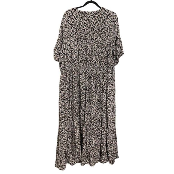 Sonoma Goods for Life Women’s Plus Floral Linen Blend Maxi Dress Size 2X - Picture 3 of 9
